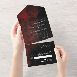 Invitation tout en un mariage
