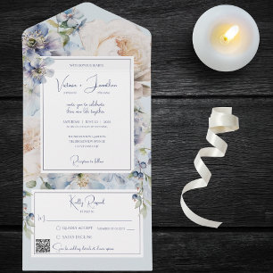 Invitation tout en un mariage