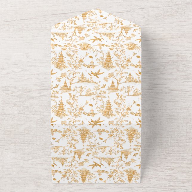 Invitation tout en un mariage (Dehors)