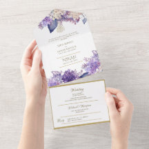 Mariage islamique NIKAH WALLIMAH Gold Floral