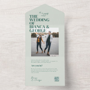 Invitation Tout En Un Mariage photo Belmont