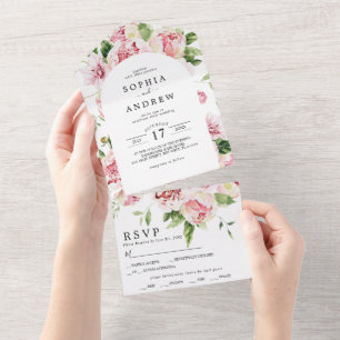 Invitation Tout En Un Mariage Tout en un