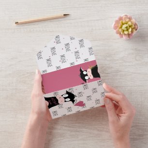 Invitation Tout En Un Mignon Veau Mooo sera à moi ? Amour de vache + Car