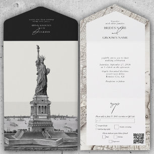 Invitation Tout En Un New York City Destination Mariage NYC