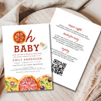 Tout en un Oh Baby Pizza & Pacifiers Baby shower