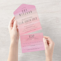 Ombre Blush rose Élégant BAR À BAT PERSONNALISÉ MI
