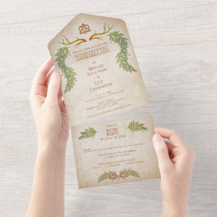 Invitation Tout En Un Pagan Handfasting Mariage