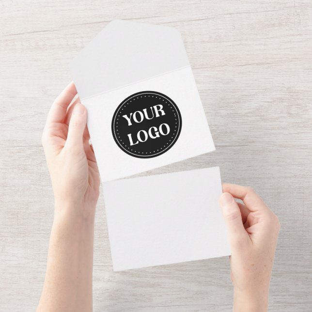 Invitation Tout En Un Personnalisé, élégant, moderne et minimal (Déchirure)