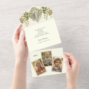 Invitation Tout En Un Prière de résurrection de la photo de Pâques relig