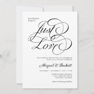 Invitation Tout En Un Rien De Fantaisie Juste Amour Mariage