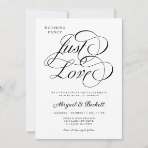 Invitation Tout En Un Rien De Fantaisie Juste Amour Mariage