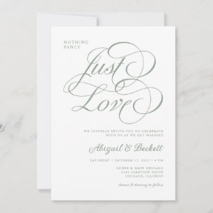 Invitation Tout En Un Rien De Fantaisie Juste Amour Mariage