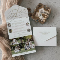 Romantique or Joyeux Noël Multi Photo Holiday