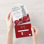 Invitation Tout En Un Roses rouges robe de gobe de diamant 40e fête d'an<br><div class="desc">Red Roses Diamond Gown robe 40e Anniversaire Fête All in One Invitation. Voir les articles correspondants dans Niche et Nest Store. Y compris 5 par 7 invitations. Invitations numériques téléchargeables</div>