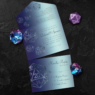 Invitation Tout En Un RPG Luxe   Marine Sheen Imaginaire Tablette Gamer