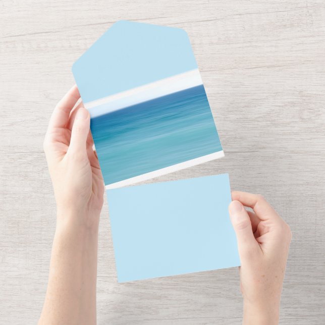 Invitation Tout En Un Salutations sereines (Déchirure)