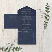 Typographie manuscrite décontractée Silver & Navy