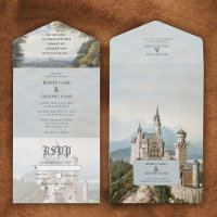 Vintage Fairytale Castle Rustic Forest Mariage
