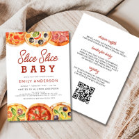 Tout en une tranche de Baby shower de pizza bébé