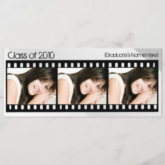 Invitation Toute obtention du diplôme de Filmstrip de photo