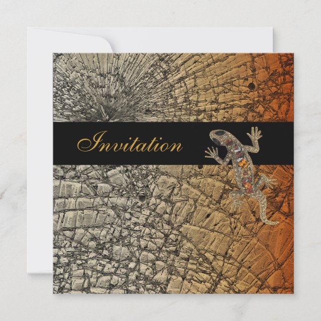 Invitation Toute Occasion Rock Lizard Jewel 2 (Devant)