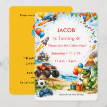 Toutes les choses que j'aime Enfants Anniversaire