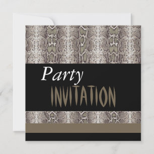 Invitation Toutes les occasions Peau de serpent an