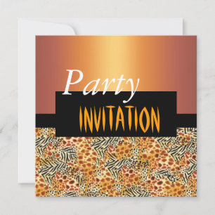 Invitation Toutes les Occasions Poster de animal N
