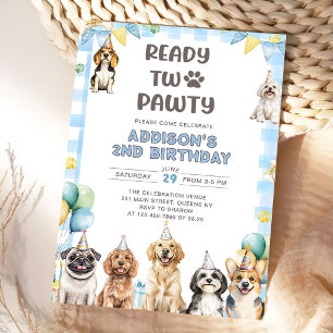 Invitation Toutou Appel à Tous les Animaux de la Fête 2ème An