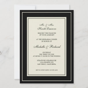 Invitation Traditionel