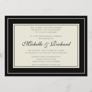 Invitation Traditionel
