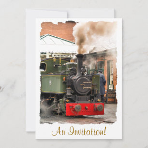 INVITATION TRAINS À VAPEUR
