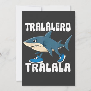 Invitation Tralalero Tralala Funny Shark Meme