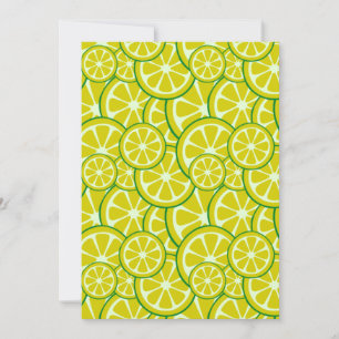 Invitation Tranche de citron fruit citrique Art jaune citron
