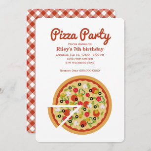 Invitation Tranche de pizza