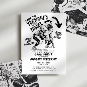 Invitation Tranchées à la soirée de fin d'études de football 
