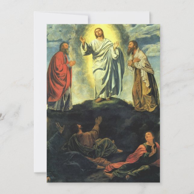 Invitation Transfiguration de Giovanni Girolamo Savoldo (Devant)