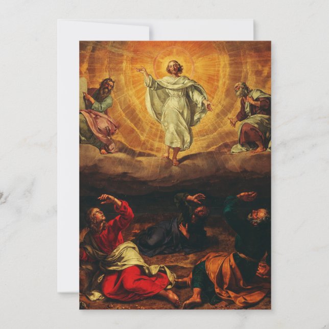 Invitation Transfiguration de Jésus-Christ (Devant)