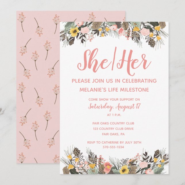 Invitation Transgenre Transgenre Dehors (Devant / Derrière)