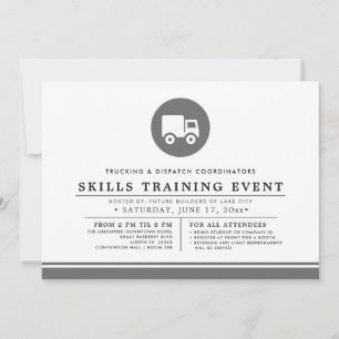 Invitation Transport routier + Dispatch   Formation Événement