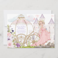 Transport royal | Blonde Princess Anniversaire