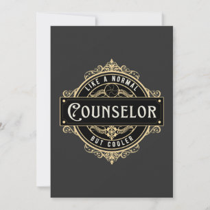 Invitation Travail de conseiller appréciation badge