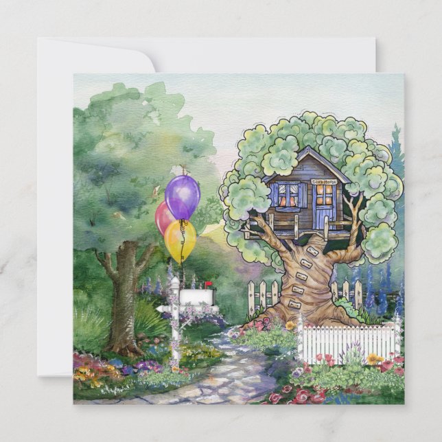 Invitation Tree House (Devant)