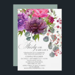 Invitation Trente et fabuleux Elégant Floral 30e anniversaire<br><div class="desc">Trente et fabuleux Elegant Floral 30th Birthday Invitations présente un élégant bouquet de fleurs d'aquarelle en rose, violet et bordeaux avec verdure. Ajoutez simplement votre texte personnalisé pour vos invitations à l'occasion de votre trentième anniversaire. Personnalisé en modifiant le texte dans les zones de texte fournies. Conçu par ©Evco Studio...</div>