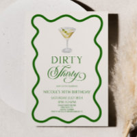Trente sale Fête d'anniversaire Dirty Martini 30 a