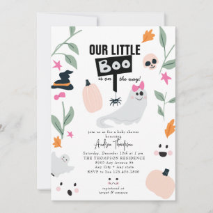 Invitation Très Éffrayant   Baby shower d'Halloween