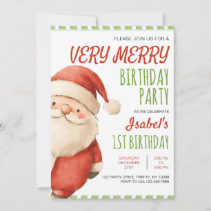 Invitation Très Joyeux Père Noël