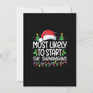 Invitation Très Probable De Commencer La Famme De Noël Des Sh