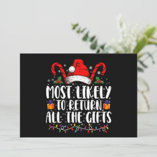 Invitation Très Probable De Retourner Tous Les Cadeaux Noël