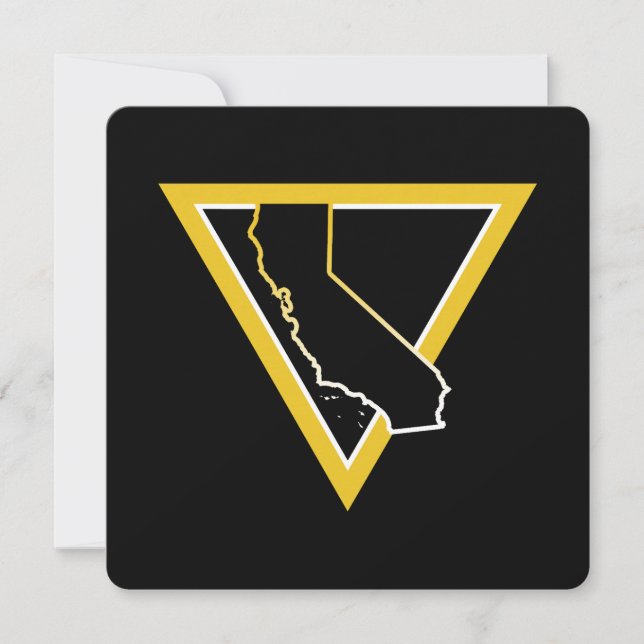 Invitation triangle californien (Devant)